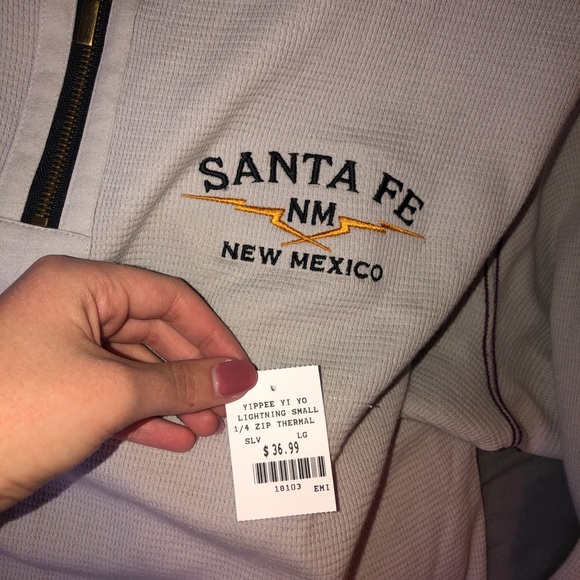 NWT Santa Fe New Mexico 1/4 zip pullover. - Picture 2 of 2